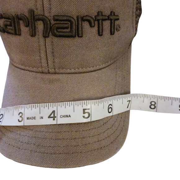 CARHARTT mesh back truckers cap. Mens. Color: Olive. - Picture 8 of 9
